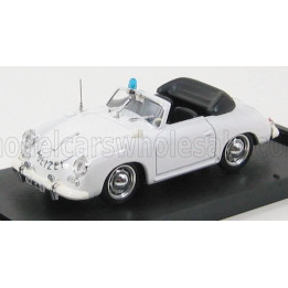 BRUMM PORSCHE 356 SPIDER OPEN POLICE SVIZZERA 1952 - WHITE 1/43