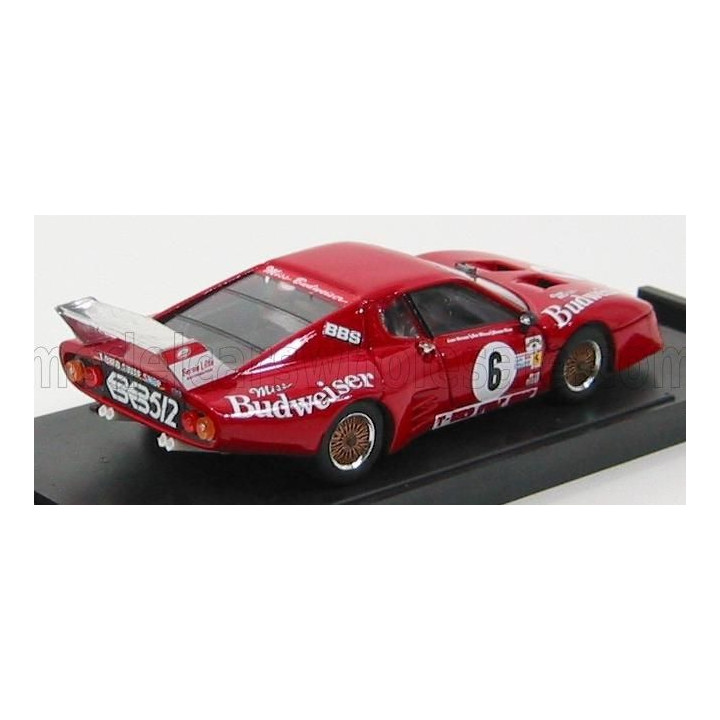 BRUMM FERRARI 512BB LM N 6 DAYTONA 1982 WOLLEK - DOEREN - LANIER (TELAIO 30559) - RED 1/43