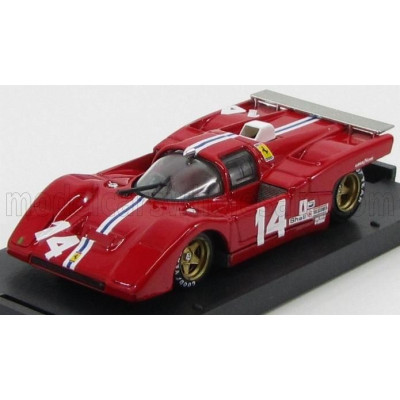 BRUMM FERRARI 512M TEAM NART N 14 6h WATKINS GLEN 1971 POSEY - BUCKNUM - RED 1/43