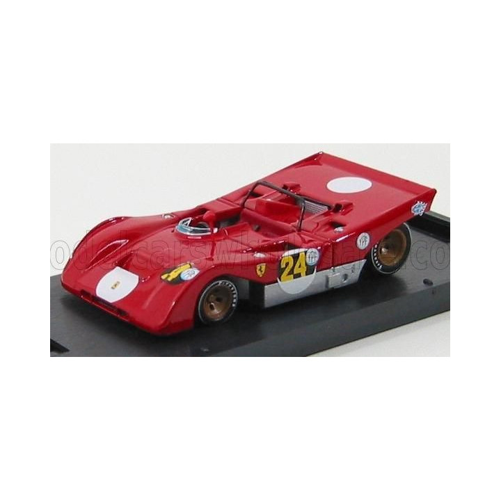 BRUMM FERRARI 312 PB N 24 1000km BUENOS AIRES 1971 IGNAZIO GIUNTI - RED 1/43