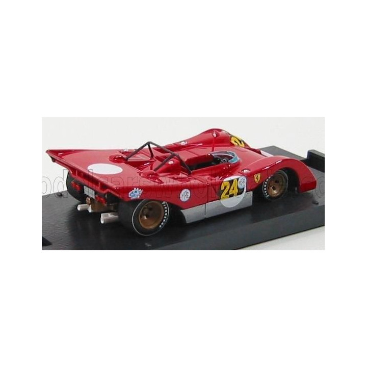 BRUMM FERRARI 312 PB N 24 1000km BUENOS AIRES 1971 IGNAZIO GIUNTI - RED 1/43