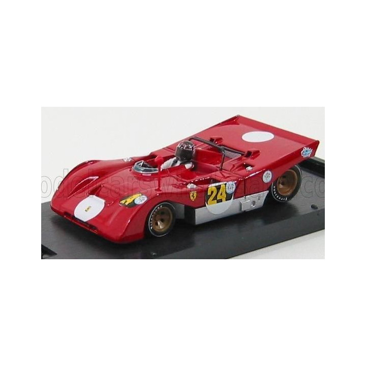 BRUMM FERRARI 312 PB N 24 1000km BUENOS AIRES 1971 IGNAZIO GIUNTI - RED 1/43