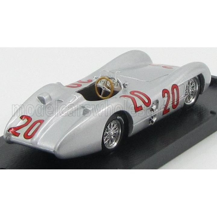BRUMM MERCEDES BENZ F1  W196C N 20 GP FRANCIA 1954 K.KLING - SILVER 1/43