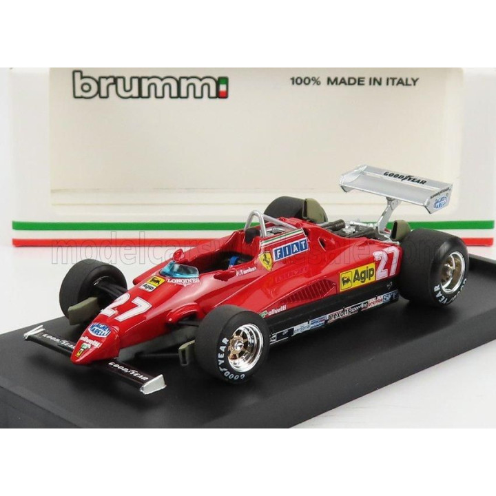 BRUMM FERRARI F1  126 C2 ITALY GP 1982 N 27 PATRICK TAMBAY - RED 1/43
