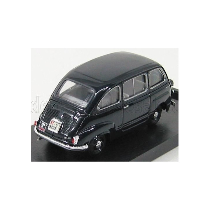 BRUMM FIAT 600 MULTIPLA CARABINIERI POLICE 1956 - BLUE 1/43