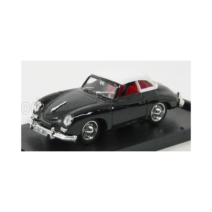 BRUMM PORSCHE 356 HARD TOP 1952 - BLACK WHITE 1/43