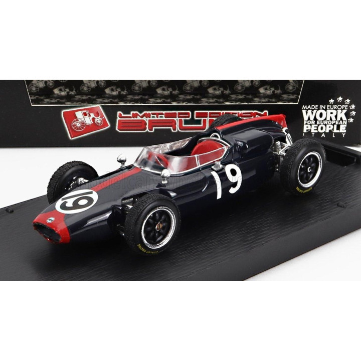 BRUMM COOPER F1  T53 GP GERMANIA 1961 N 19 R.SALVADORI - BLUE 1/43