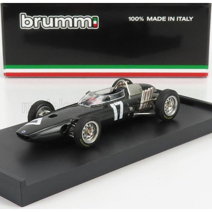 BRUMM BRM F1  P57 N 17 WINNER DUTCH EUROPE GP GRAHAM HILL 1962 WORLD CHAMPION - GREY MET 1/43
