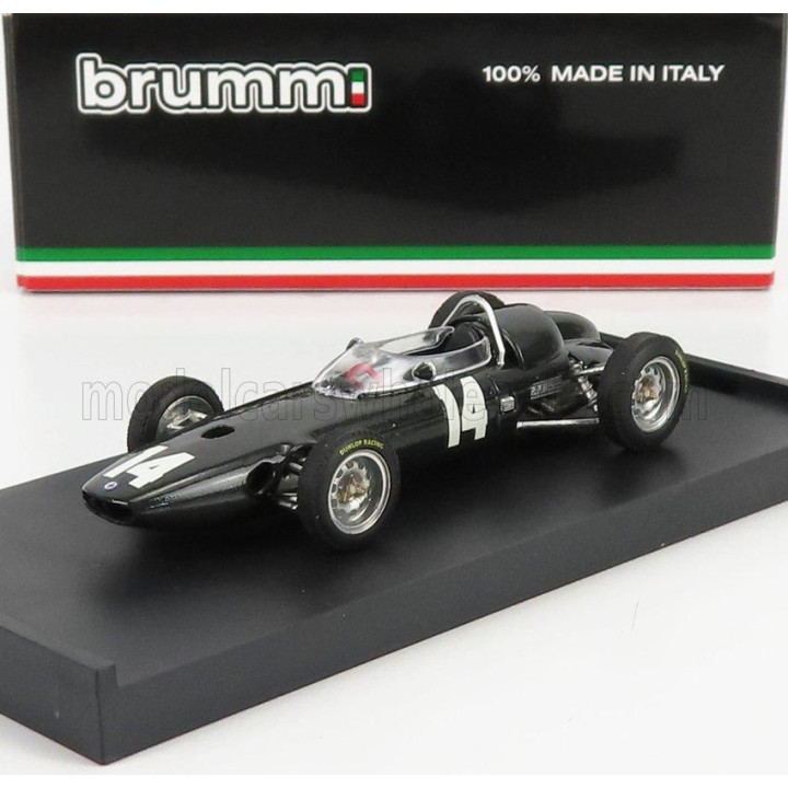 BRUMM BRM F1  P57 N 14 WINNER ITALY MONZA GP GRAHAM HILL 1962 WORLD CHAMPION - GREY MET 1/43