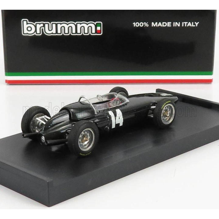 BRUMM BRM F1  P57 N 14 WINNER ITALY MONZA GP GRAHAM HILL 1962 WORLD CHAMPION - GREY MET 1/43