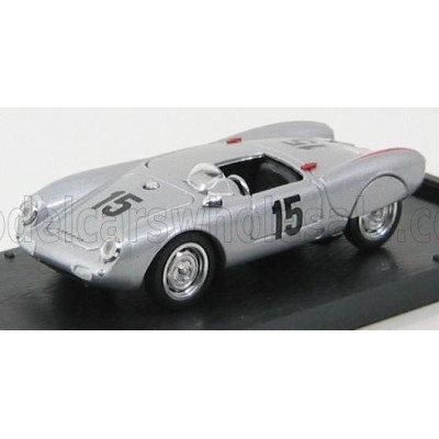 BRUMM PORSCHE 550 RS AVUS N 15 1955 R. VON FRANKENBERG - SILVER 1/43