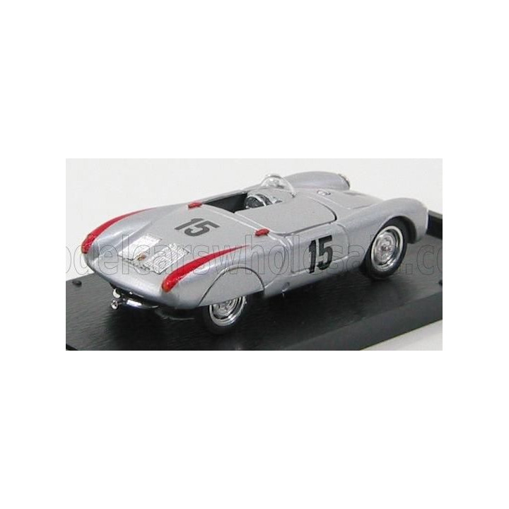 BRUMM PORSCHE 550 RS AVUS N 15 1955 R. VON FRANKENBERG - SILVER 1/43