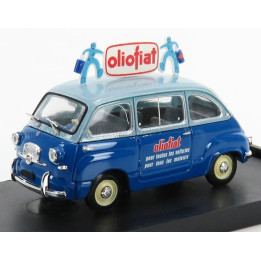 BRUMM FIAT 600 MULTIPLA OLIO FIAT 1956 - 2 TONE BLUE 1/43