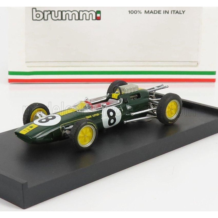 BRUMM LOTUS F1  25 N 8 WINNER ITALY GP JIM CLARK 1963 WORLD CHAMPION - GREEN 1/43