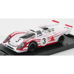 BRUMM PORSCHE 917K 4.5L N 3 24h DAYTONA 1970 K.AHRENS - V.ELFORD - WHITE RED 1/43