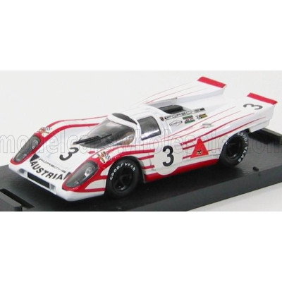BRUMM PORSCHE 917K 4.5L N 3 24h DAYTONA 1970 K.AHRENS - V.ELFORD - WHITE RED 1/43