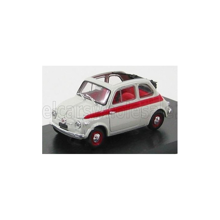 BRUMM FIAT 500 NUOVA SPORT APERTA 1957 - GREY 1/43