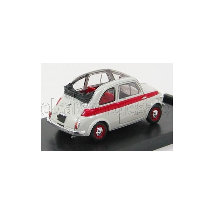 BRUMM FIAT 500 NUOVA SPORT APERTA 1957 - GREY 1/43