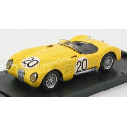 BRUMM JAGUAR C TYPE 9th LE MANS 1953 LAURENT-TORNACO N 20 - YELLOW 1/43
