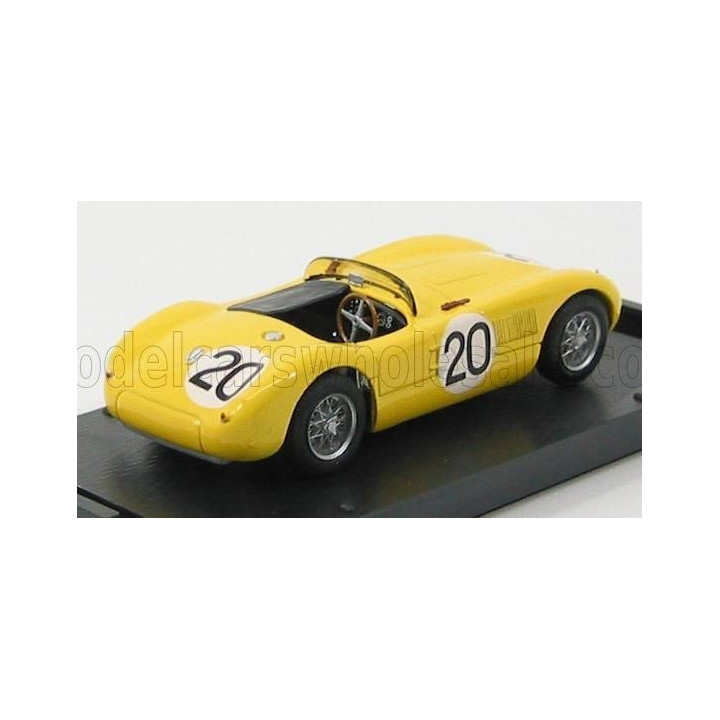 BRUMM JAGUAR C TYPE 9th LE MANS 1953 LAURENT-TORNACO N 20 - YELLOW 1/43