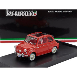 BRUMM FIAT 500 AMERICA APERTA OPEN 1958 - ROSSO - RED 1/43