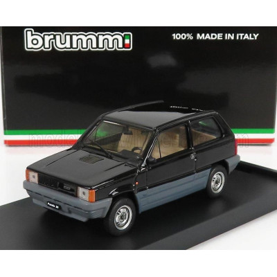 BRUMM FIAT PANDA 30 1 SERIES 1980 - NERO LUXOR - BLACK 1/43