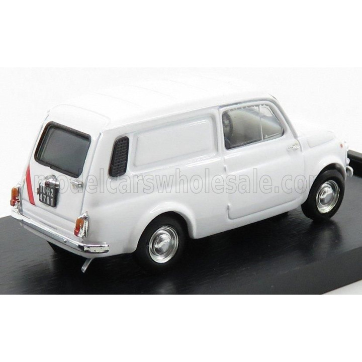BRUMM AUTOBIANCHI 500 VAN - FURGONCINO 1972 - 1975 - WHITE 1/43