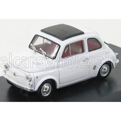 BRUMM FIAT 500 ABARTH 595SS 1965 - WHITE 1/43