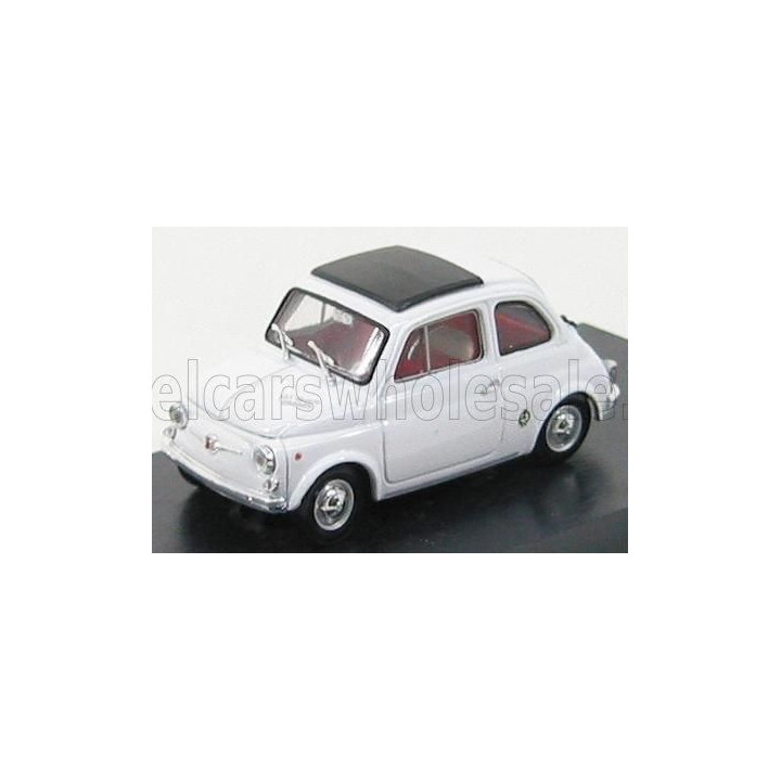 BRUMM FIAT 500 ABARTH 595SS 1965 - WHITE 1/43
