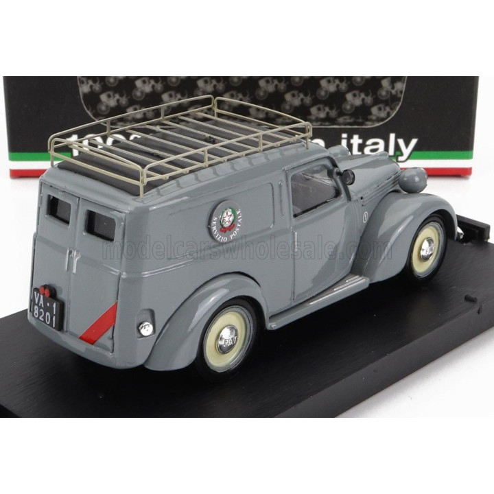 BRUMM FIAT 1100 VAN POSTE ITALIANE SERVIZIO POSTALE VARESE 1950 - GREY 1/43