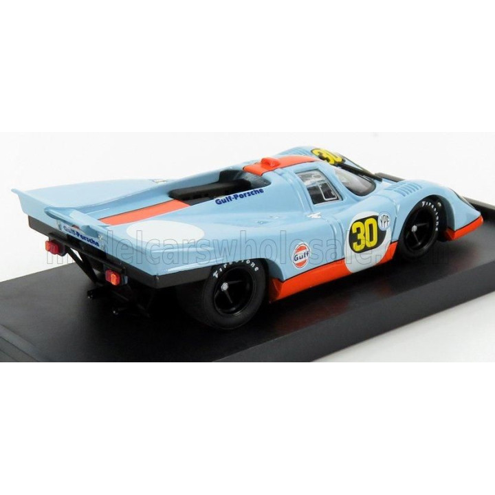 BRUMM PORSCHE 917K SCUDERIA JWA GULF N 30 WINNER 1000Km BUENOS AIRES 1971 JO SIFFERT - DEREK BELL - LIGHT BLUE ORANGE 1/43