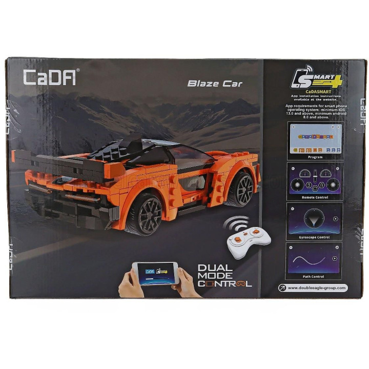 CADA CADA RC BLAZE CAR 2020 - 295 pcs - ORANGE BLACK 1/20