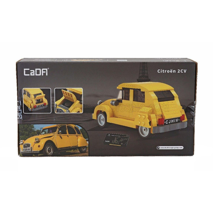 CADA CITROEN 2CV - 298 pcs - YELLOW 1/24