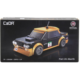 CADA FIAT ABARTH 131 N 3 RALLY - 254 pcs - BLACK YELLOW 1/24