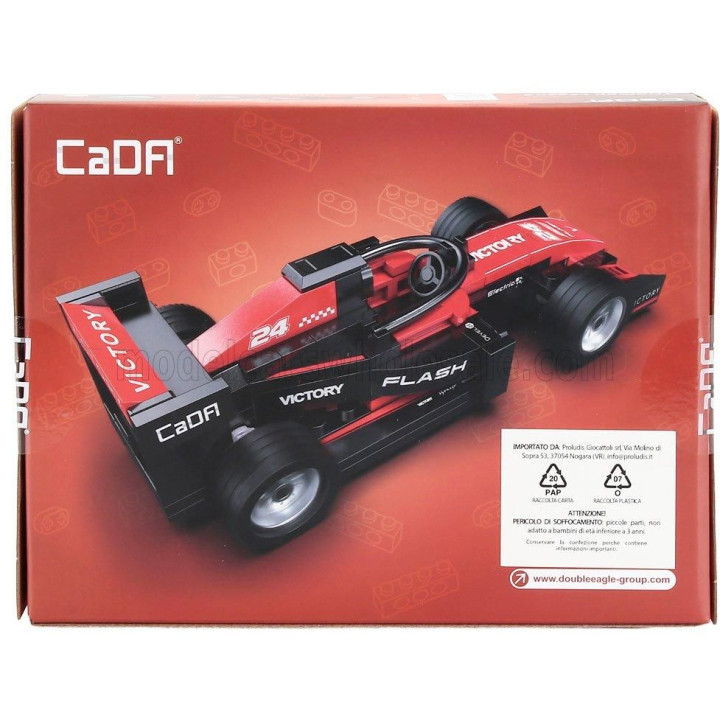 CADA CADA F1  TRIUMPH LEGEND N 24 - 123 PCS - RED BLACK 1/32