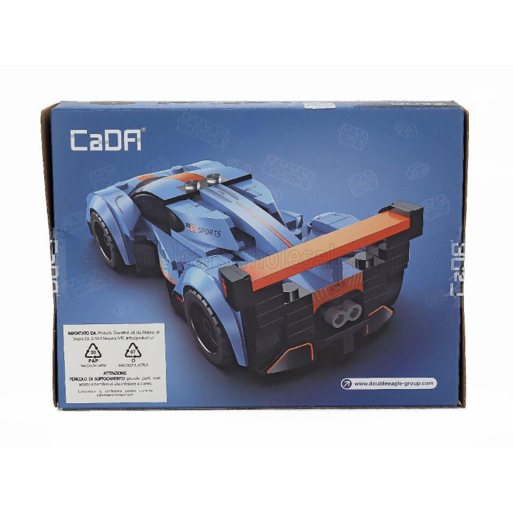 CADA CADA HYPER PHANTOM - 165 PCS - LIGHT BLUE ORANGE 1/32