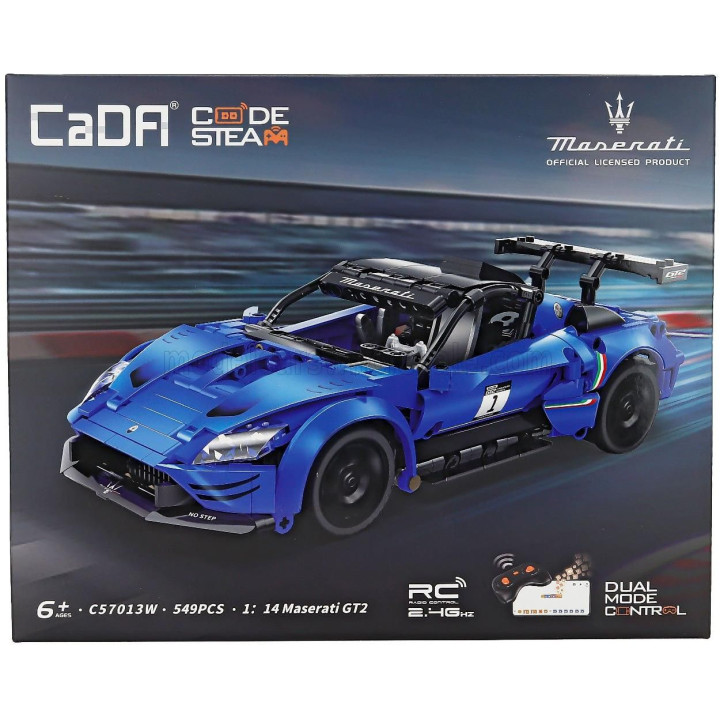 CADA MASERATI GT2 - 549 pcs - BLUE BLACK 1/16