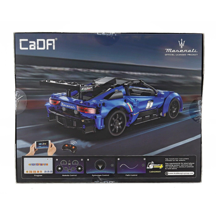 CADA MASERATI GT2 - 549 pcs - BLUE BLACK 1/16