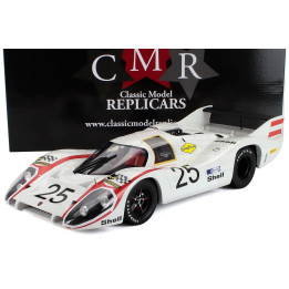 CMR PORSCHE 917LH 4.5L TEAM PORSCHE SYSTEM ENGENEERING N 25 POLE POSITION 24h LE MANS 1970 VIC ELFORD - KURT AHRENS - WHITE RED 