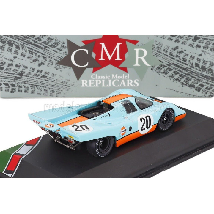 CMR PORSCHE 917K 4.5L TEAM JOHN WYER AUTOMOTIVE ENGINEERING LTD GULF N 20 24h LE MANS 1970 JO SIFFERT - BRIAN REDMANN - LIGHT BL
