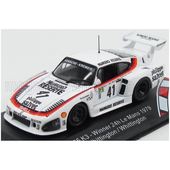 CMR PORSCHE 935 K3 TEAM PORSCHE KREMER RACING N 41 WINNER 24h LE MANS 1979 KLAUS LUDWIG - BILL WHITTINGTON - DON WHITTINGTON - W