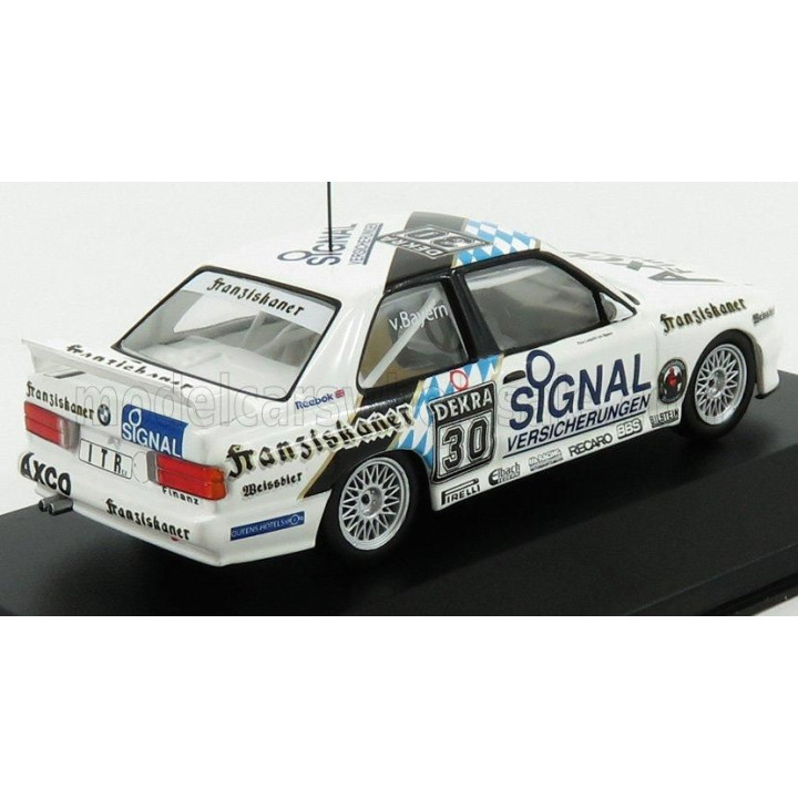 CMR BMW 3-SERIES M3 (E30) TEAM ISERT N 30 SEASON DTM 1991 L.P.VON BAYERN - WHITE 1/43