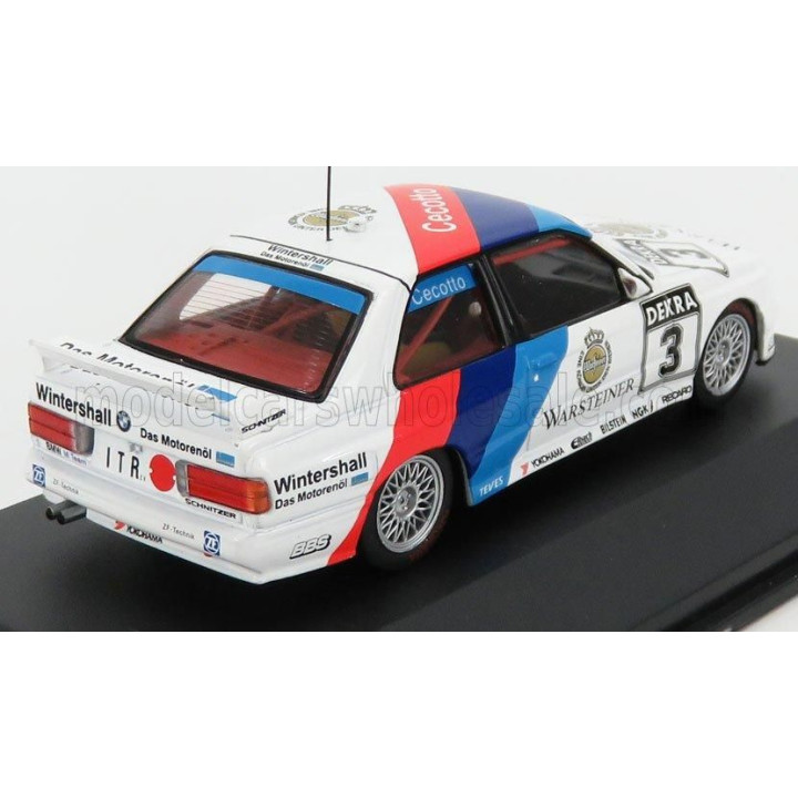 CMR BMW 3-SERIES M3 (E30) SPORT EVOLUTION N 3 DTM 1991 JOHNNY CECOTTO - WHITE BLUE RED 1/43