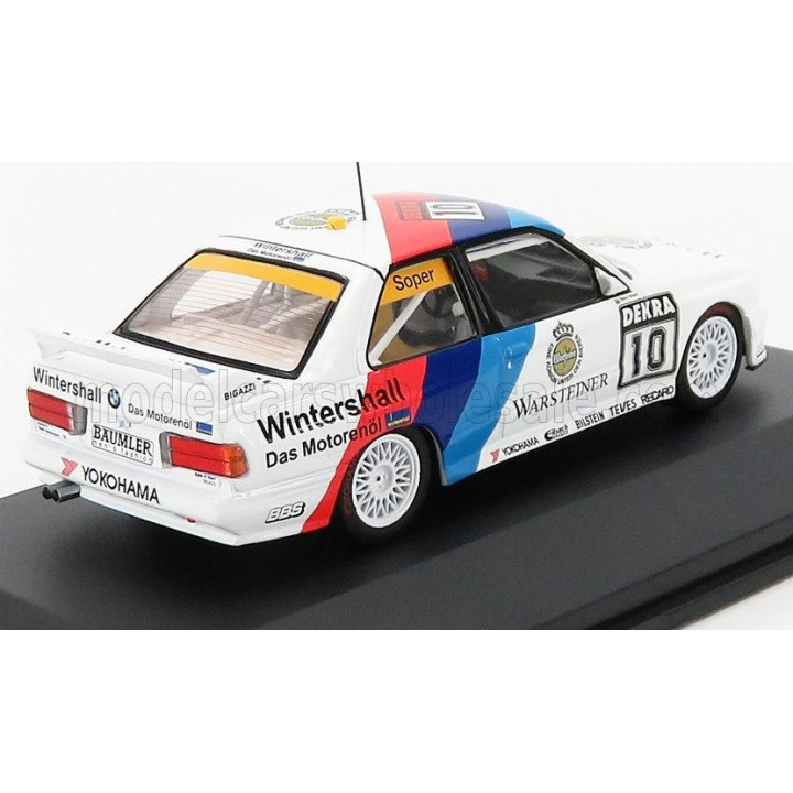 CMR BMW 3-SERIES M3 E30 N 10 DTM SEASON 1992 S.SOPER - WHITE BLUE RED 1/43