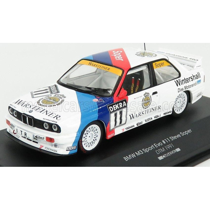 CMR BMW BMW 3-SERIES M3 (E30) TEAM BIGAZZI N 11 DTM SEASON 1991 S.SOPER - WHITE BLUE RED 1/43