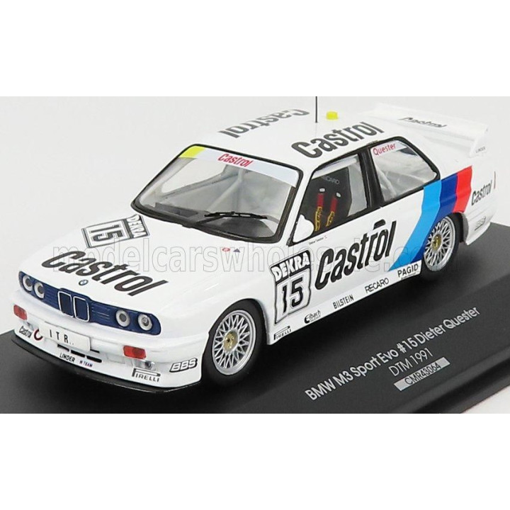 CMR BMW 3-SERIES M3 E30 TEAM LINDNER N 15 DTM 1991 D.QUESTER - WHITE BLUE RED 1/43