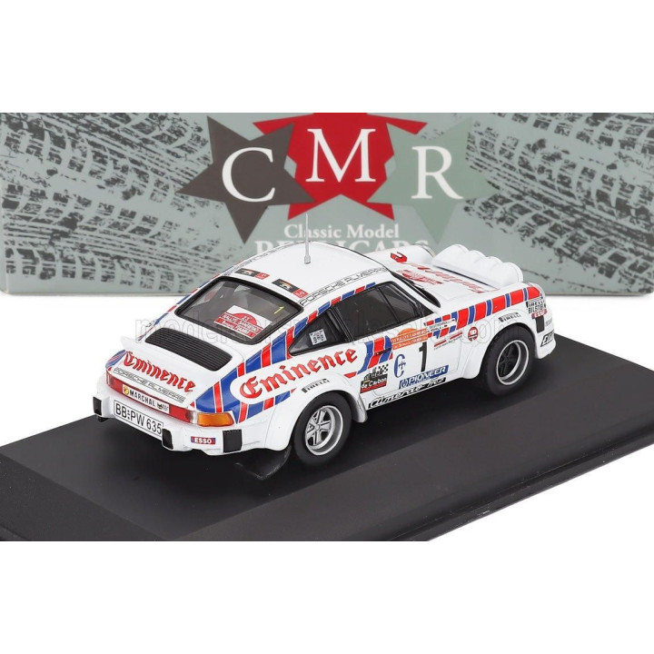 CMR PORSCHE 911 SC TEAM EMINENCE Gr.4 (night version) N 1 RALLY SANREMO 1981 WALTER ROHRL - CHRISTIAN GEISTDORFER - WHITE RED 1/