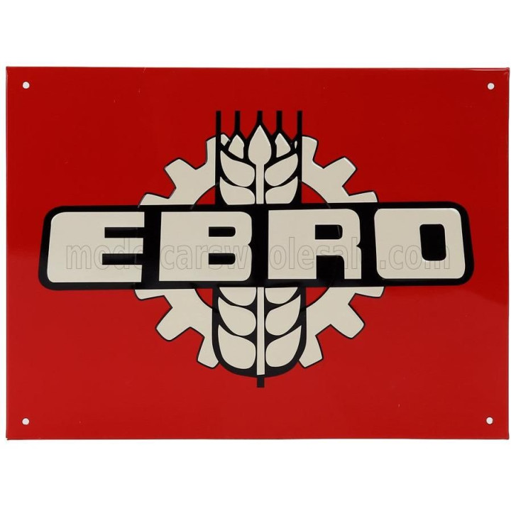 EDICOLA ACCESSORIES METAL PLATE - EBBRO - RED BEIGE BLACK 1/1