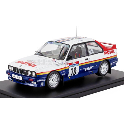 EDICOLA BMW 3-SERIES M3 (E30) ROTHMANS N 10 WINNER RALLY TOUR DE CORSE 1987 BERNARD BEGUIN - JEAN JACQUES LENNE - WHITE BLUE RED