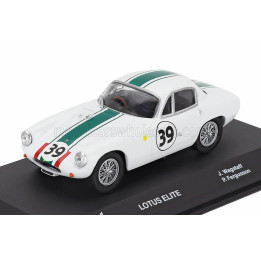 EDICOLA LOTUS ELITE MK14 TEAM ELITE N 39 24h LE MANS 1963 PAT FERGUSON - JOHN WAGSTAFF - WHITE BLACK 1/43